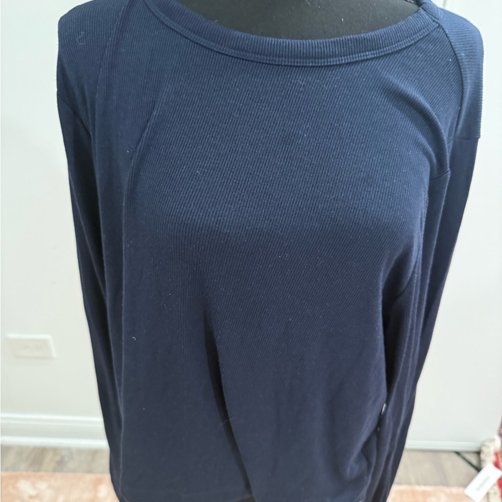 Old Navy Women's Deep Blue Long Sleeve Top